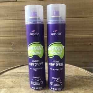 (2) Aussie Hairspray INSTANT VOLUME 10oz